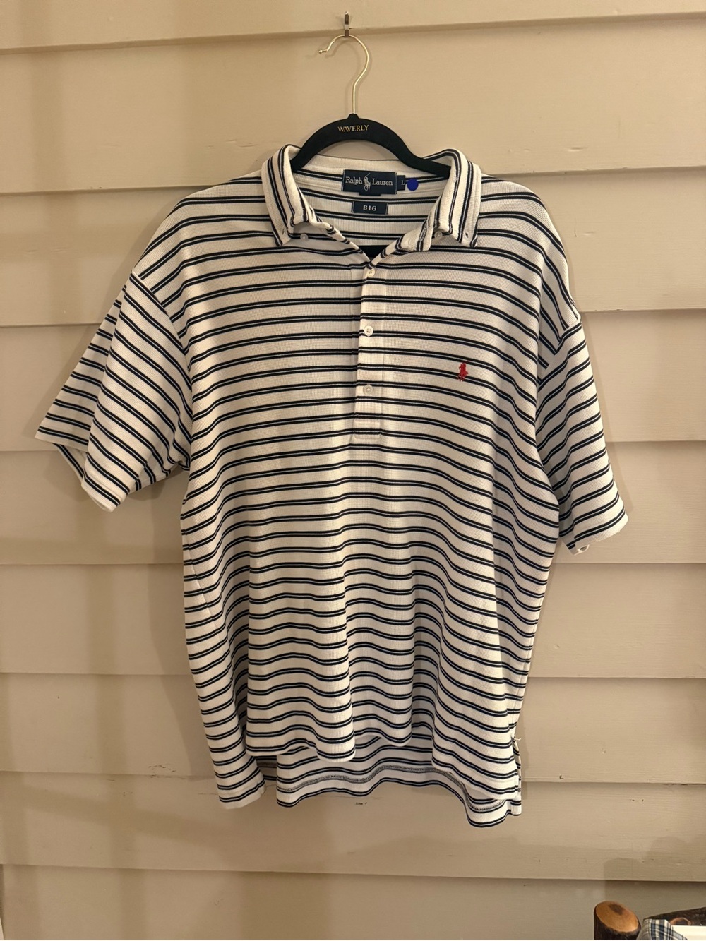 Polo Ralph Lauren Big & Tall Striped Polo Shirt Men’s L | Great Pre-Owned Condit